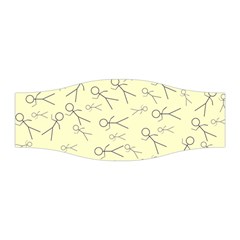 Little Men In Yellow Stretchable Headband by JustToWear