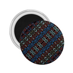 Multicolored Mosaic Print Pattern 2 25  Magnets by dflcprintsclothing