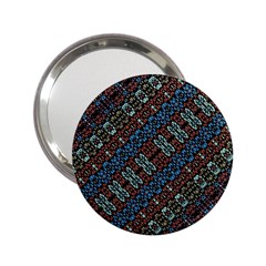 Multicolored Mosaic Print Pattern 2 25  Handbag Mirrors by dflcprintsclothing