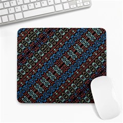 Multicolored Mosaic Print Pattern Large Mousepads by dflcprintsclothing