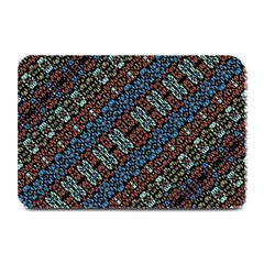 Multicolored Mosaic Print Pattern Plate Mats by dflcprintsclothing