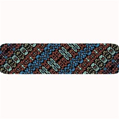 Multicolored Mosaic Print Pattern Large Bar Mats by dflcprintsclothing