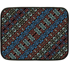 Multicolored Mosaic Print Pattern Double Sided Fleece Blanket (mini)  by dflcprintsclothing