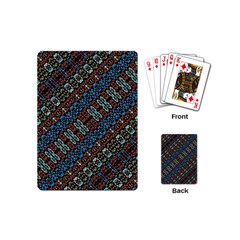 Multicolored Mosaic Print Pattern Playing Cards Single Design (mini)