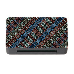 Multicolored Mosaic Print Pattern Memory Card Reader With Cf