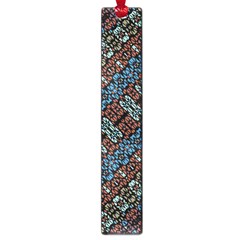 Multicolored Mosaic Print Pattern Large Book Marks by dflcprintsclothing