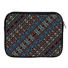 Multicolored Mosaic Print Pattern Apple Ipad 2/3/4 Zipper Cases