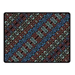 Multicolored Mosaic Print Pattern Double Sided Fleece Blanket (small)  by dflcprintsclothing