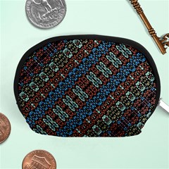 Multicolored Mosaic Print Pattern Accessory Pouch (medium) by dflcprintsclothing