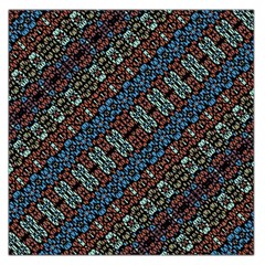 Multicolored Mosaic Print Pattern Large Satin Scarf (square) by dflcprintsclothing