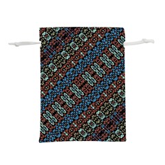 Multicolored Mosaic Print Pattern Lightweight Drawstring Pouch (m) by dflcprintsclothing