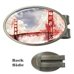 Golden Gate bridge Money Clips (Oval)  Front