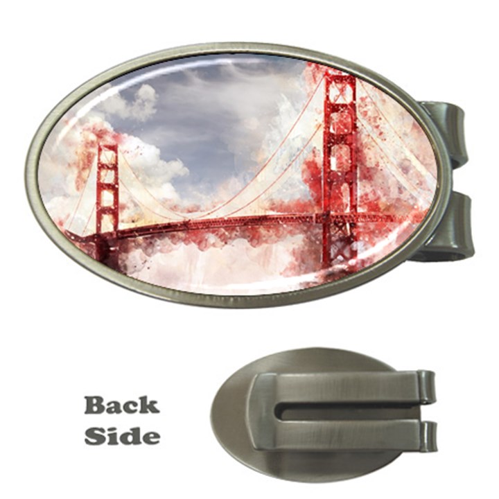 Golden Gate bridge Money Clips (Oval) 