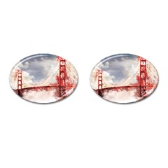 Golden Gate Bridge Cufflinks (oval) by goljakoff