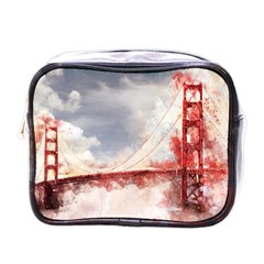 Golden Gate Bridge Mini Toiletries Bag (one Side) by goljakoff