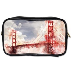 Golden Gate Bridge Toiletries Bag (one Side) by goljakoff