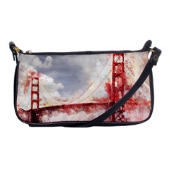 Golden Gate Bridge Shoulder Clutch Bag by goljakoff