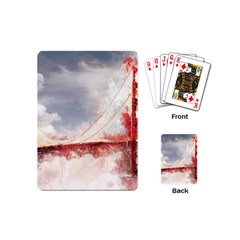 Golden Gate Bridge Playing Cards Single Design (mini) by goljakoff