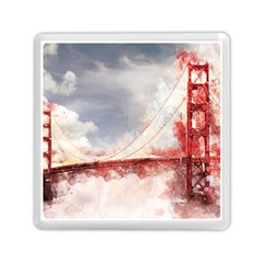 Golden Gate Bridge Memory Card Reader (square) by goljakoff