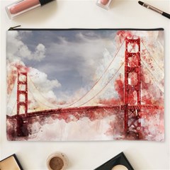 Golden Gate Bridge Cosmetic Bag (xxxl) by goljakoff