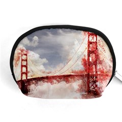 Golden Gate Bridge Accessory Pouch (medium) by goljakoff