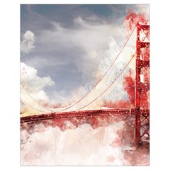 Golden Gate Bridge Drawstring Bag (small) by goljakoff