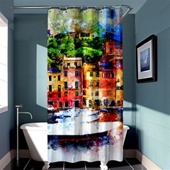 Pier Shower Curtain 36  X 72  (stall)  by goljakoff