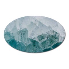 Green Blue Sea Oval Magnet by goljakoff