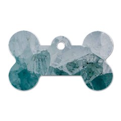 Green Blue Sea Dog Tag Bone (one Side) by goljakoff