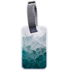 Green Blue Sea Luggage Tag (two Sides) by goljakoff