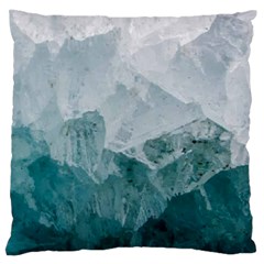 Green Blue Sea Large Flano Cushion Case (one Side) by goljakoff