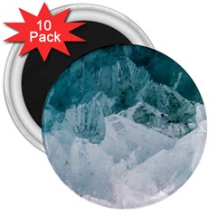 Blue Sea 3  Magnets (10 Pack)  by goljakoff