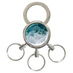 Blue Sea 3-ring Key Chain by goljakoff