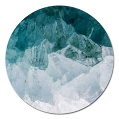 Blue Sea Magnet 5  (round) by goljakoff