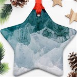 Blue sea Star Ornament (Two Sides) Back