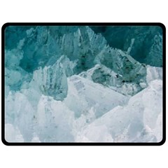 Blue Sea Fleece Blanket (large)  by goljakoff