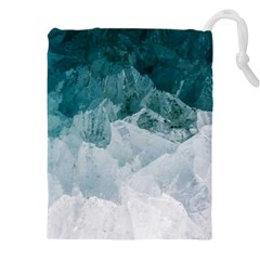 Blue Sea Drawstring Pouch (4xl) by goljakoff