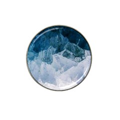 Blue Sea Waves Hat Clip Ball Marker (4 Pack) by goljakoff