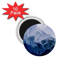 Blue ice mountain 1.75  Magnets (10 pack) 