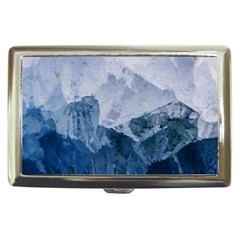 Blue Ice Mountain Cigarette Money Case by goljakoff