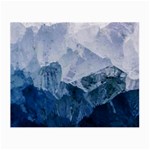 Blue ice mountain Small Glasses Cloth Front