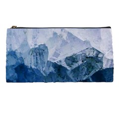 Blue ice mountain Pencil Case