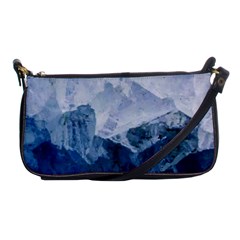 Blue ice mountain Shoulder Clutch Bag