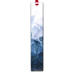 Blue ice mountain Large Book Marks