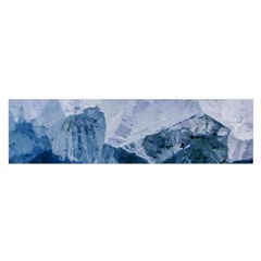 Blue Ice Mountain Satin Scarf (oblong) by goljakoff