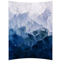 Blue ice mountain Back Support Cushion