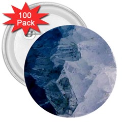 Storm Blue Ocean 3  Buttons (100 Pack)  by goljakoff