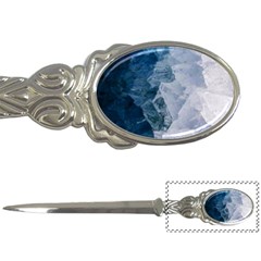 Storm blue ocean Letter Opener