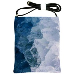 Storm blue ocean Shoulder Sling Bag