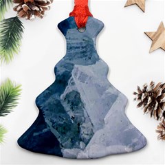 Storm blue ocean Christmas Tree Ornament (Two Sides)